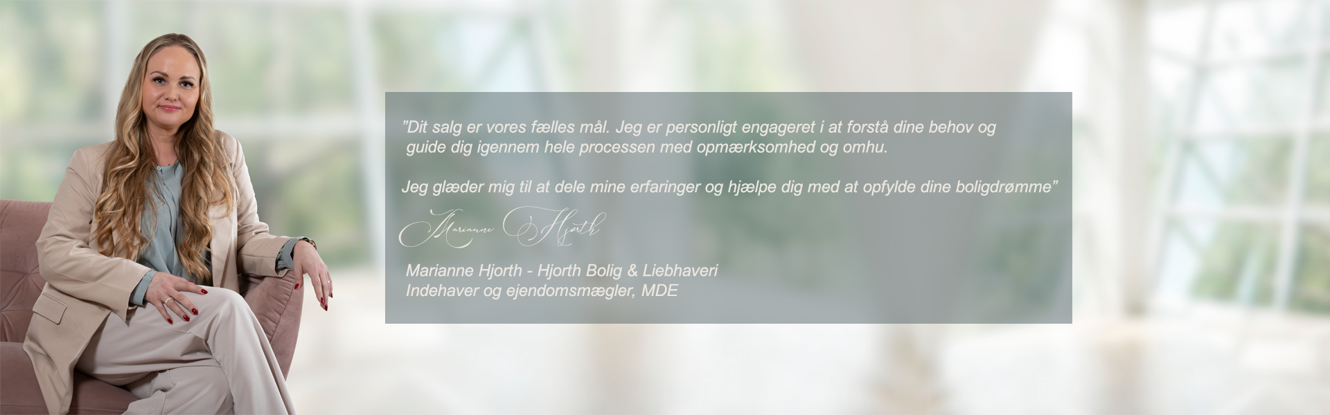 Oplev en personlig og professionel bolighandel hos Hjorth Bolig & Liebhaveri